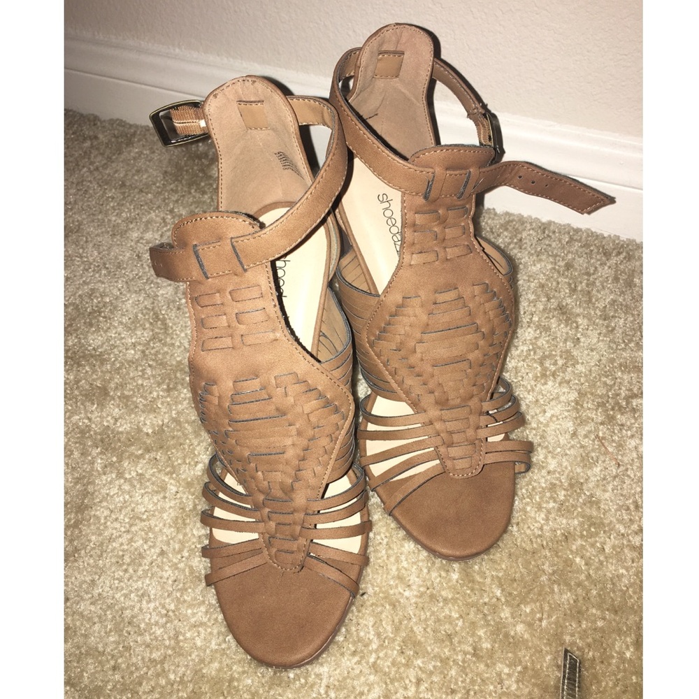 Beautiful boho wedge heels